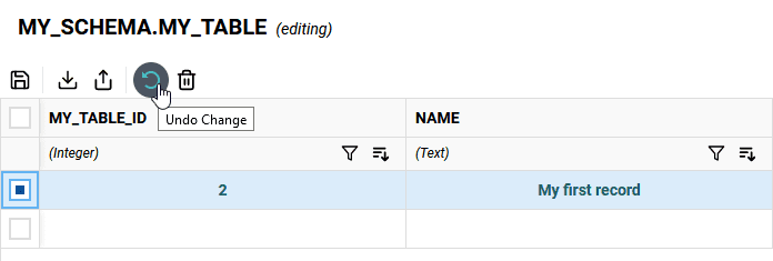 Undo Change Undo Change