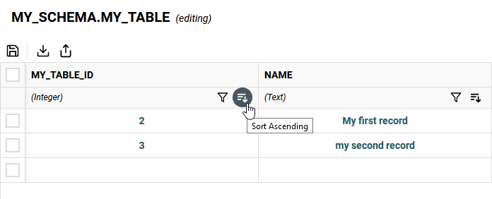 Sort By Column Sort By Column